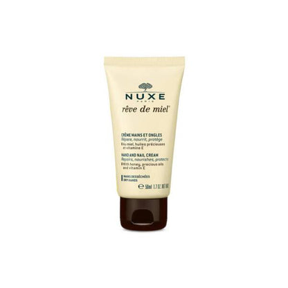 Nuxe Reve de Miel Hand and Nail Cream: Natural Repair for Dry, Damaged Hands - Moisturizing, Anti-Aging Hand Care
