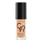 Golden Rose Total Cover 2 in 1 Foundation and Concealer - Natural Finish, High Coverage, Vitamin E - 1.01 fl oz