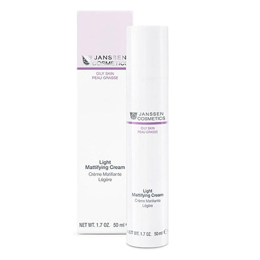 Janssen Cosmetics Mattifying Moisturizing Cream for Oily Skin - Sebum Control, Hydrating Face Cream with Natural Ingredients