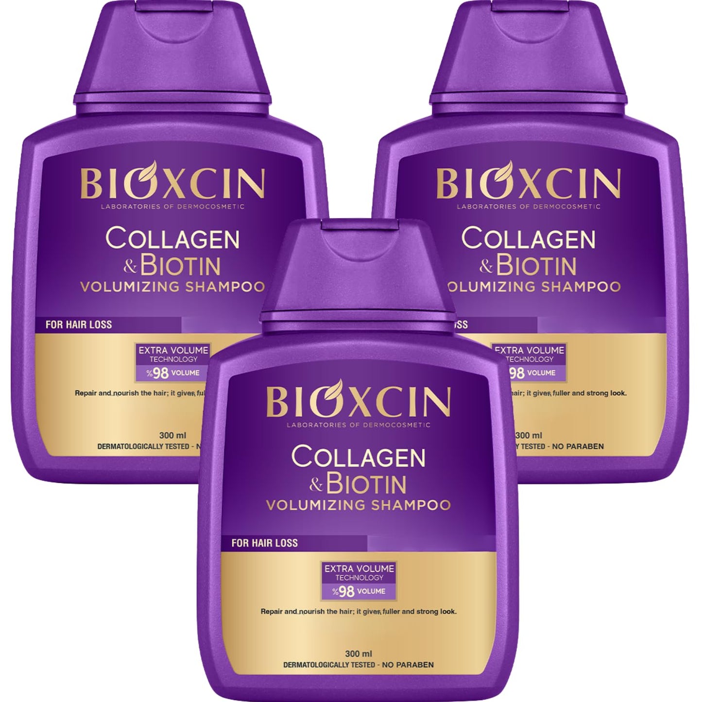 Bioxcin Biotin Supplement and Shampoo Set - 5000mcg Biotin, Zinc for Hair Growth & Health