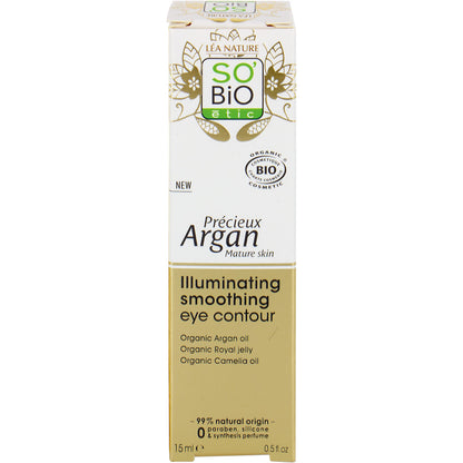 SO’BiO Argan Brightening & Smoothing Eye Cream 0.5 oz