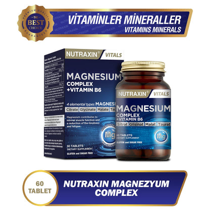 Nutraxin Multi Mineral Complex 60 Tablets - Dietary Supplement for Mineral Deficiency Support & Overall Health