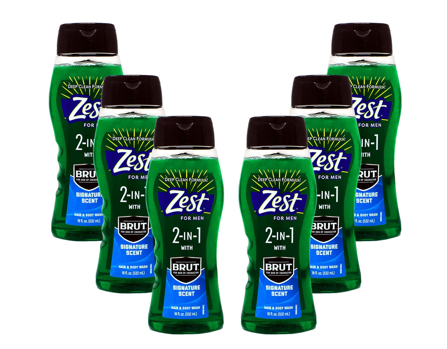 Brut Attraction Men's Shower Gel 16.9FL OZ - Hydrating Formula | 500ml