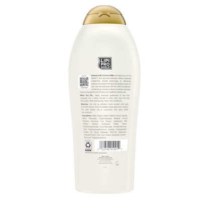 OGX Coconut Milk Shampoo - Sulfate-Free, Nourishing Hair Care for Dry or Damaged Hair