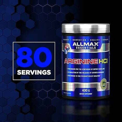 Allmax Arginine HCI, 400 Grams - 80 Serv