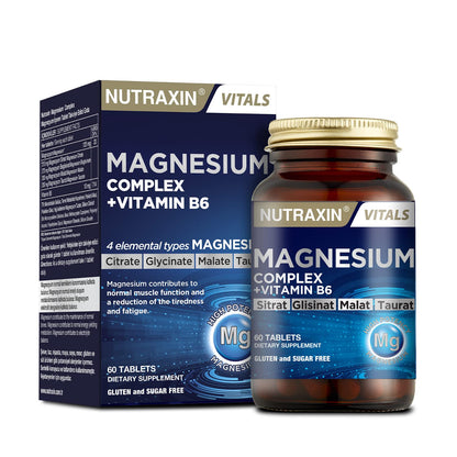 Nutraxin Multi Mineral Complex 60 Tablets - Dietary Supplement for Mineral Deficiency Support & Overall Health