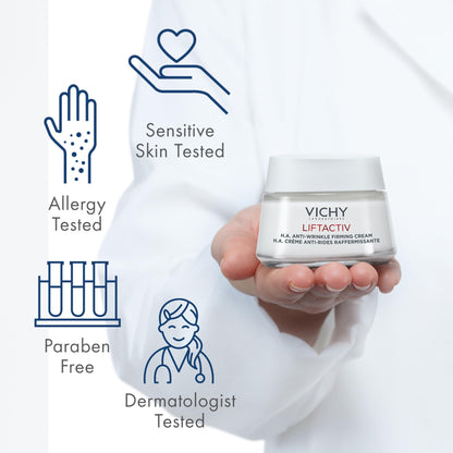 Vichy Liftactiv Supreme Anti-Aging Face Cream for Dry Skin - 1.69 fl oz, Reduces Fine Lines & Wrinkles