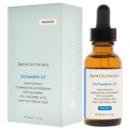 Skinceuticals Antioxidant Serum Silymarin CF - Vitamin C Serum for Anti-Aging & Acne-Prone Skin
