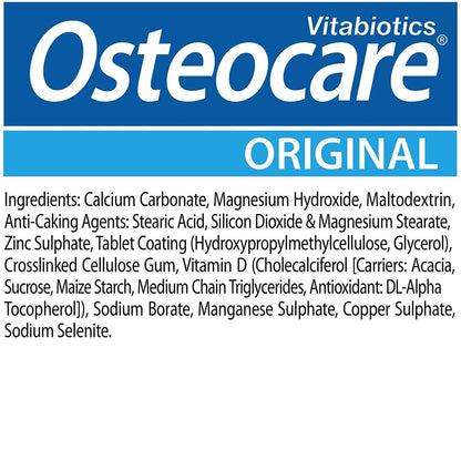 Vitabiotics Osteocare Original 90 Tablets - Calcium & Vitamin D Supplement for Bone Health