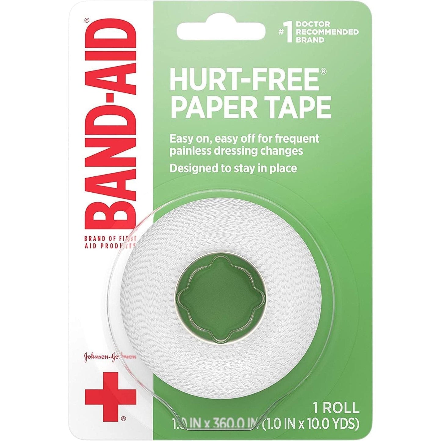 Leader(Tm) Paper Tape With Dispenser 1In x 10 Yds 1Ct(Compare to Band Aid)