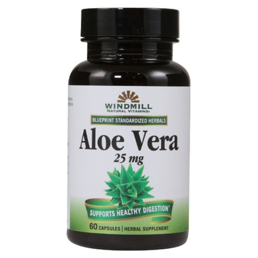 Windmill® Natural Vitamins Aloe Vera 25 mg – Herbal Supplement