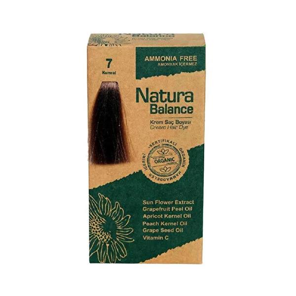 Natura Balance Kumral 7: Ammonia-Free Light Brown Hair Dye for Sensitive Scalp - Achieve Natural Color at Home