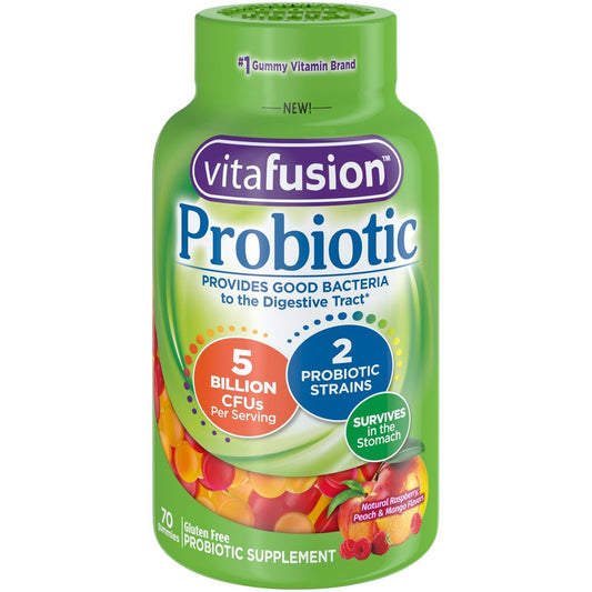 Vitafusion™ Probiotic Gummies – Natural Fruit Flavors