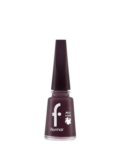 Flormar Jelly Look Nail Enamel Glossy Gel-Effect Polish 11ml