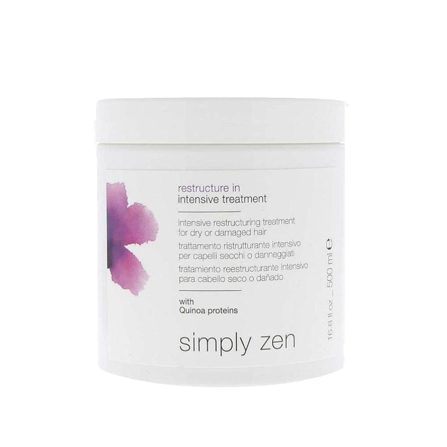 Simply Zen 500ml Repair Hair Mask for Damaged Hair - Nourishing and Restorative Hair Care