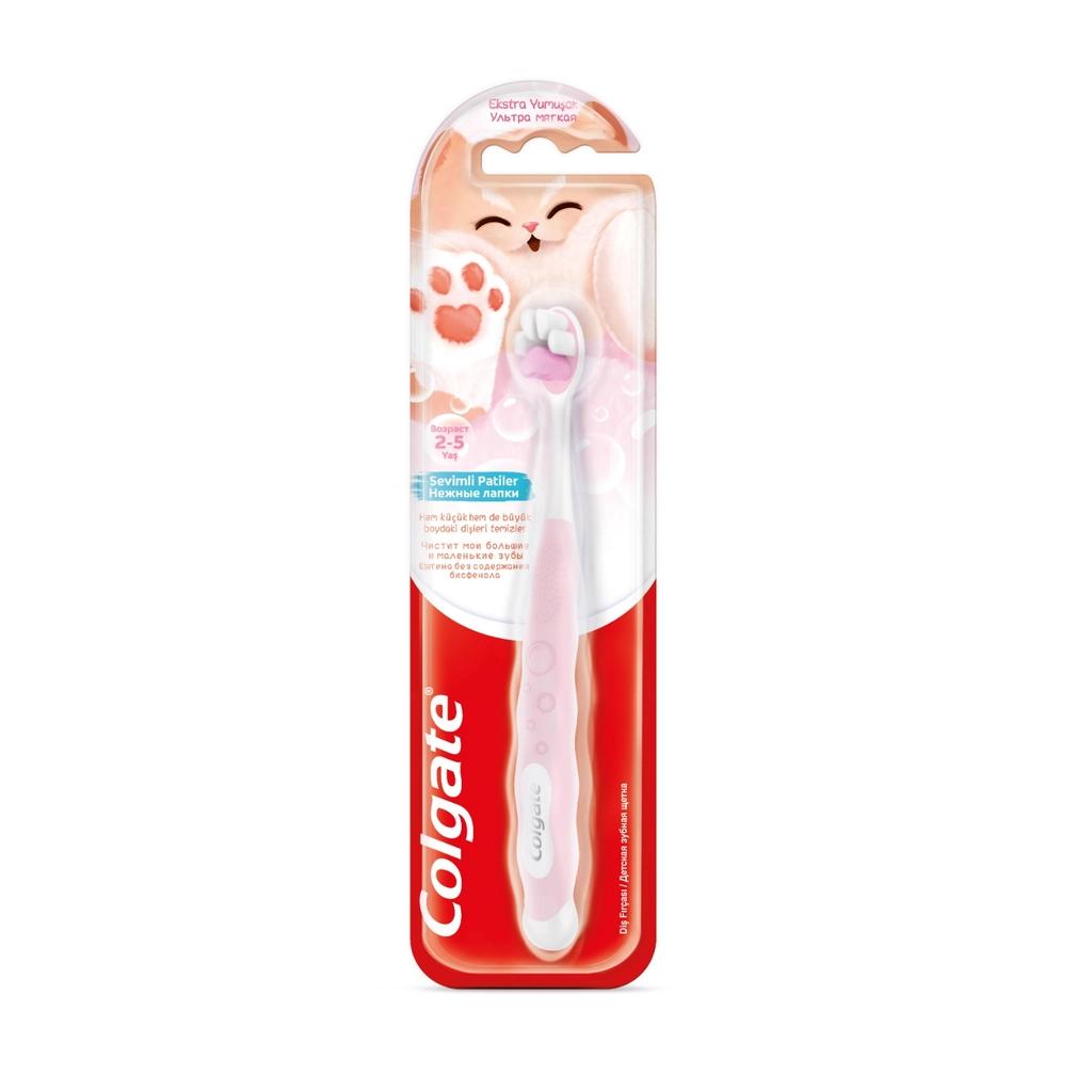 Colgate Fluffy Paws Extra Soft Kids Toothbrush