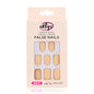 Eklips Artificial Nails Bej Oval - High-Quality, Easy Application, Salon-Quality Nails at Home