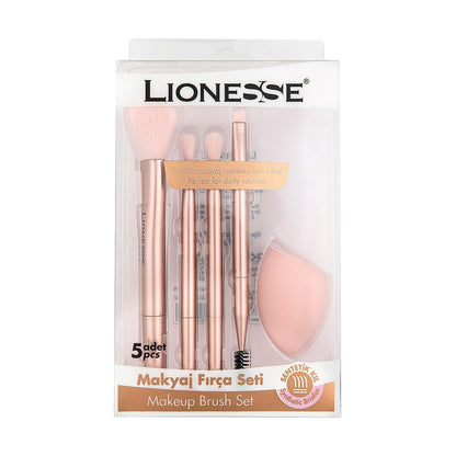 Lionesse 1080 Makeup Brush Set for Flawless Application