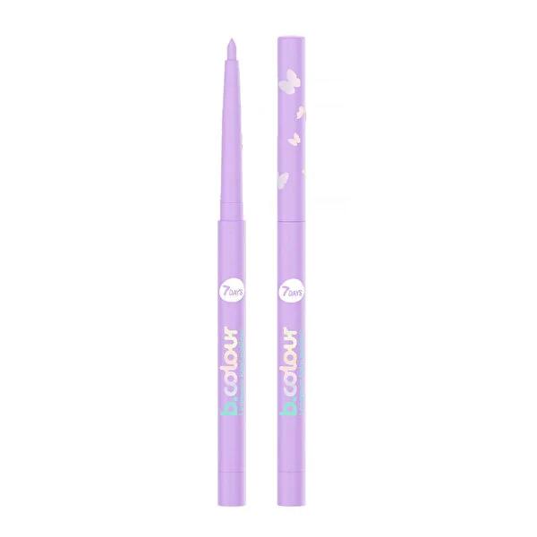 7Days B.Colour Longwear Kajal Eyeliner - Waterproof, Vegan, Multi-Functional Lavender Eye Makeup