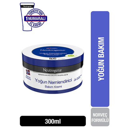 Neutrogena Intensive Moisturizing Cream for Dry Skin - 24 Hour Hydration, Non-Greasy & Lightweight Formula