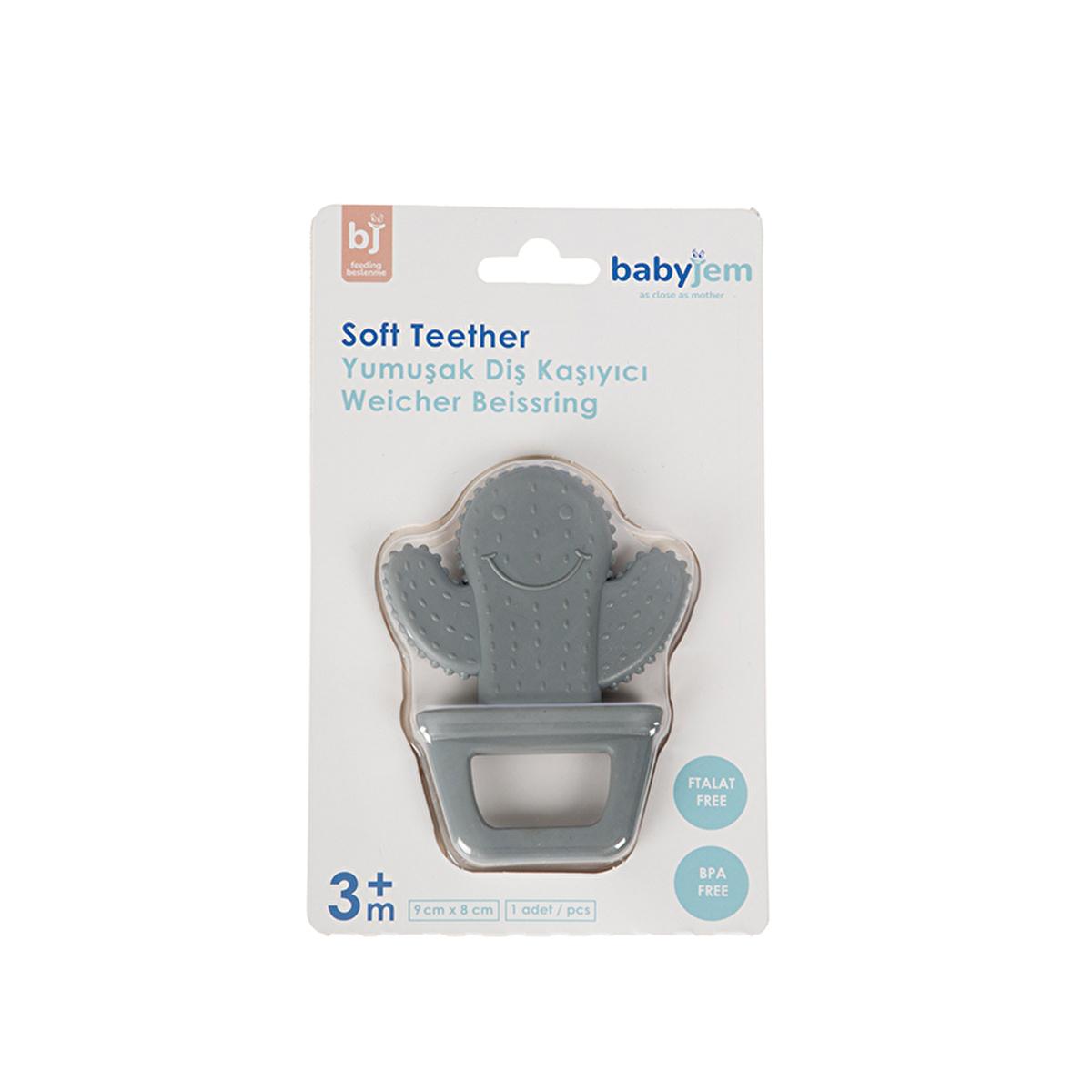 Babyjem Octopus Teether Toy - Soft BPA Free Baby Teething Relief for Sore Gums, Easy to Clean