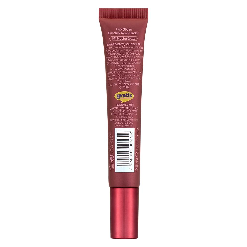 Beaulis Fun Kinda Glossy Lip Gloss in 141 Mocha Glaze