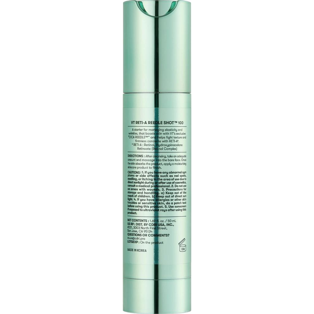 VT Cosmetics Reti-A Reedle Shot 100 Refining Cream 50ml