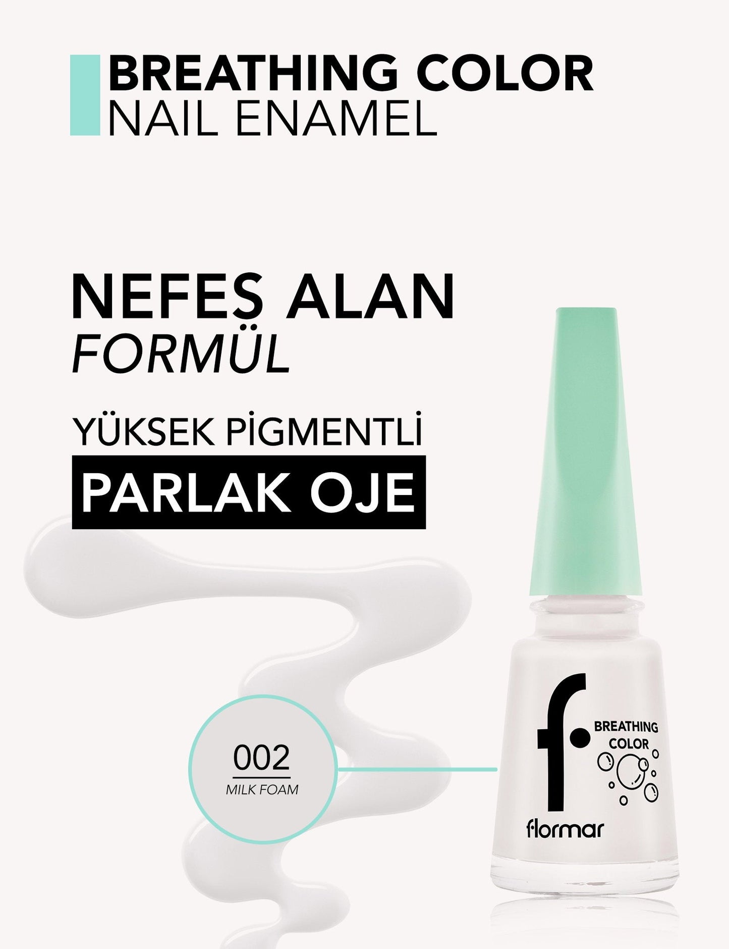 Flormar Breathing Color High-Pigment Breathable Nail Polish