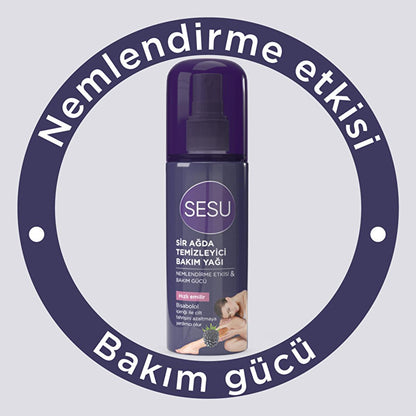 Sesu Sir Post-Waxing Care Oil - Soothes, Moisturizes & Nourishes Skin After Waxing | 5.07 fl oz