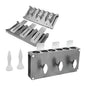 ALUMINUM REUSABLE SUPPOSITORY MOLD | 6-CAVITY RECTAL DEVICE