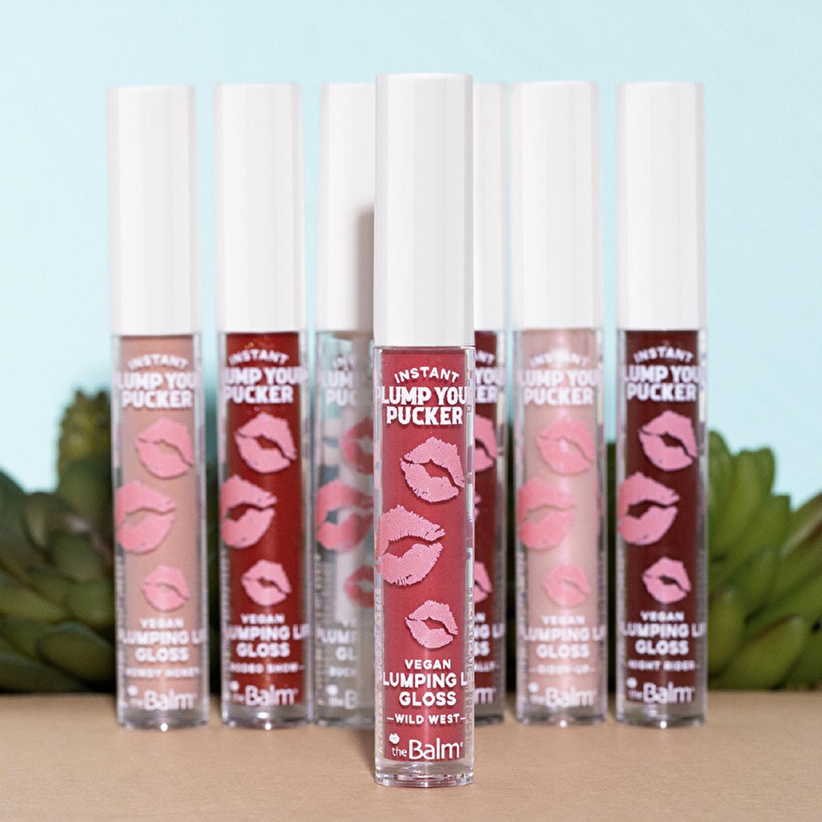 theBalm Instant Plump Your Pucker Lip Plumper Gloss: Get Fuller, Hydrated Lips Without the Sting. Volumizing, Non-Sticky, Cruelty-Free Makeup