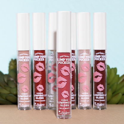 theBalm Instant Plump Your Pucker Lip Plumper Gloss: Get Fuller, Hydrated Lips Without the Sting. Volumizing, Non-Sticky, Cruelty-Free Makeup