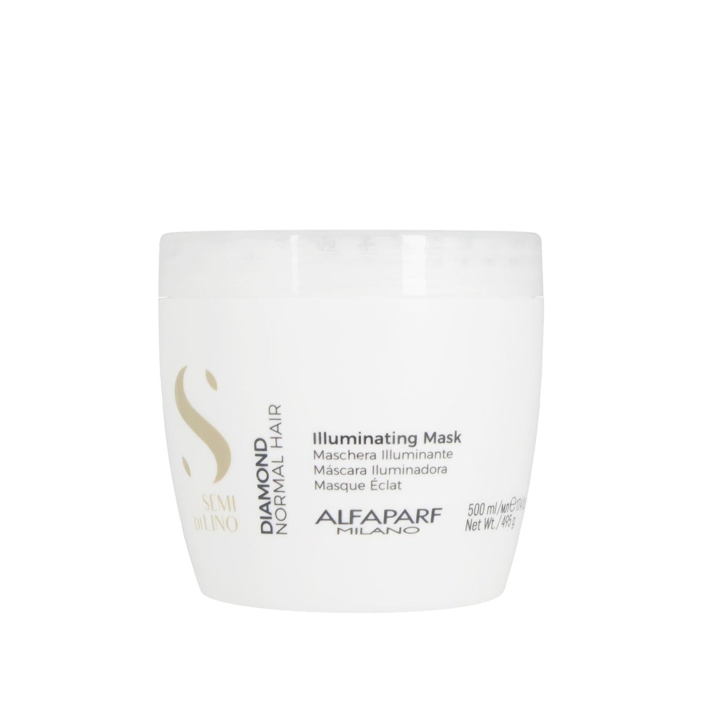 Alfaparf Semi Di Lino Diamond Illuminating Hair Mask 500ml - Nourishing & Shine for Dry/Damaged Hair