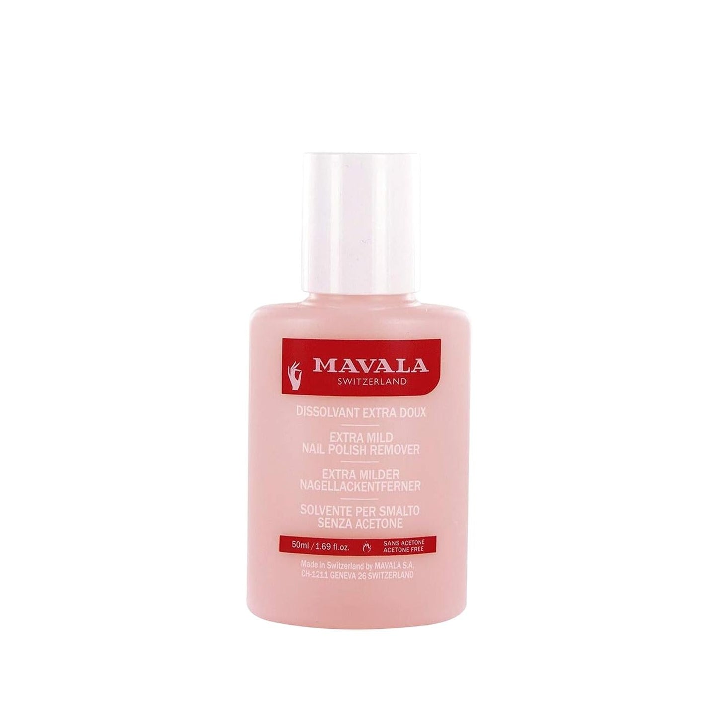 Mavala Extra Mild Nail Polish Remover Pink 50 ml