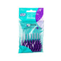 Tepe Interdental Brush Set - 8 Count, 1.1 mm, Purple - Effective Oral Hygiene for Dental Work & Orthodontics