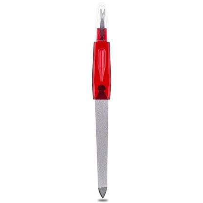 Eklips Nail File & Cuticle Remover Dual-Sided Manicure Tool
