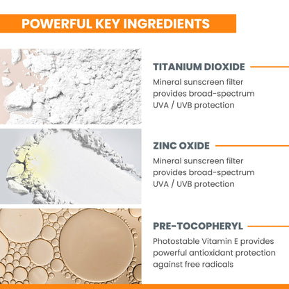 Avene Mineral Compact Foundation with SPF50 - High Protection Sunscreen for Sensitive Skin