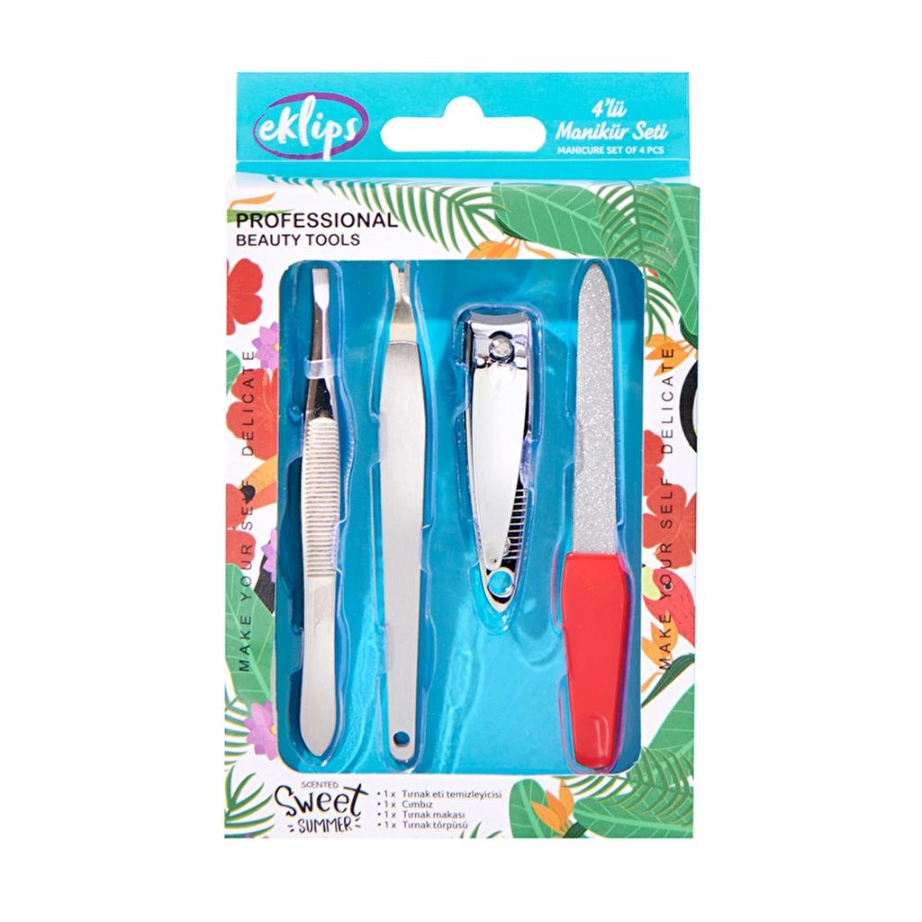 Eklips 4-Piece Manicure Set for Nail Care