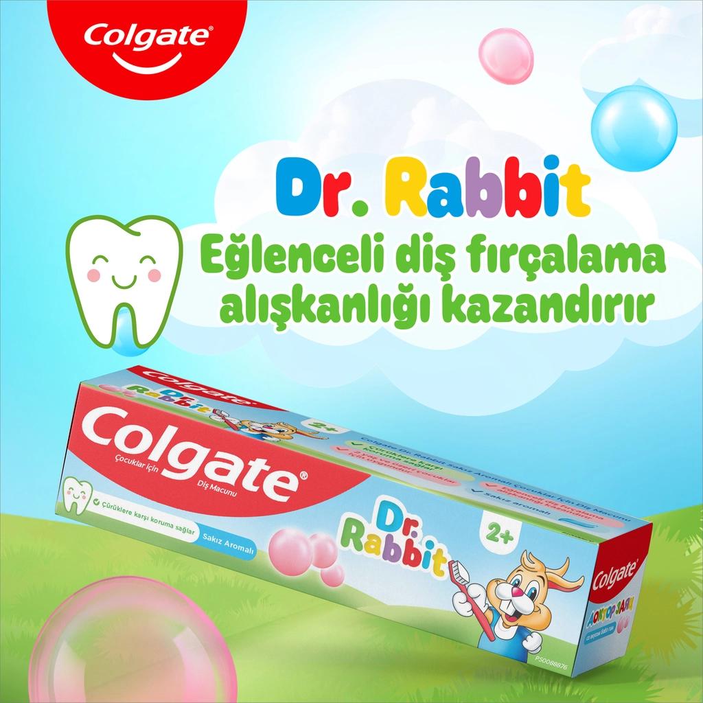 Colgate Dr Rabbit Kids Bubblegum Toothpaste for Cavity Protection 50ml