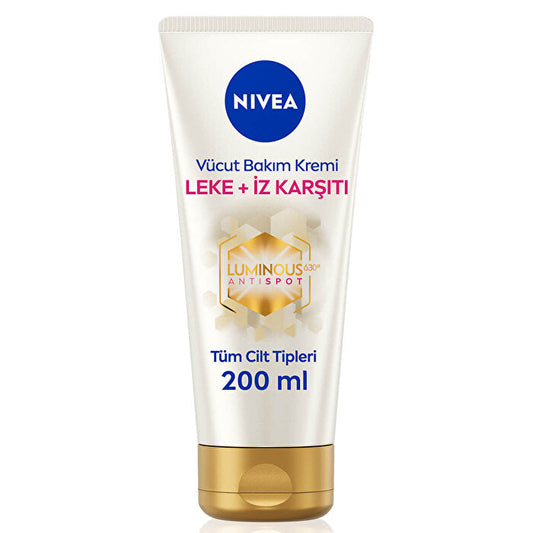 Nivea Luminous Spot Treatment Body Cream 200ml - Uneven Skin Tone