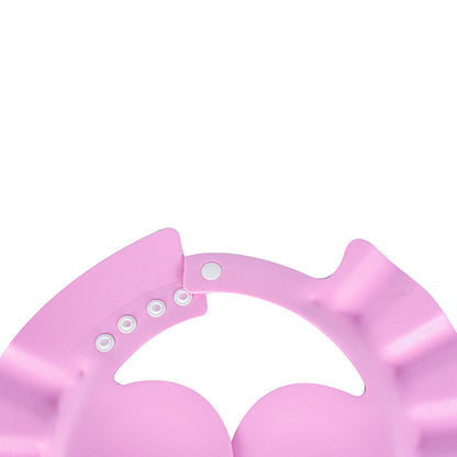 Baby Shampoo Shield - Pink | Comfort Bathing for Kids