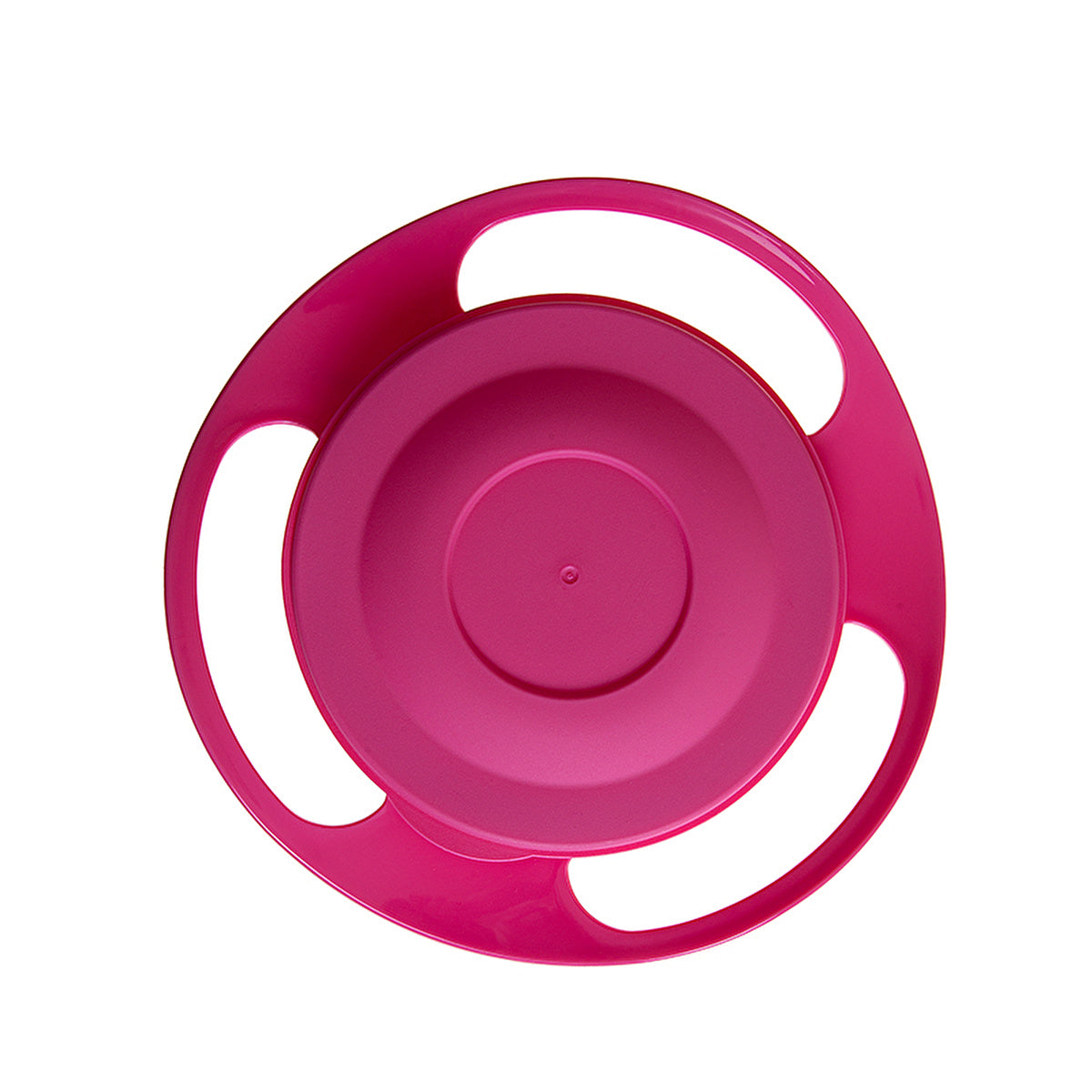 Babyjem Non-Spill Bowl Pink - 360-Degree Rotating | Baby Feeding