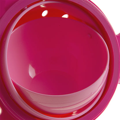 Babyjem Non-Spill Bowl Pink - 360-Degree Rotating | Baby Feeding