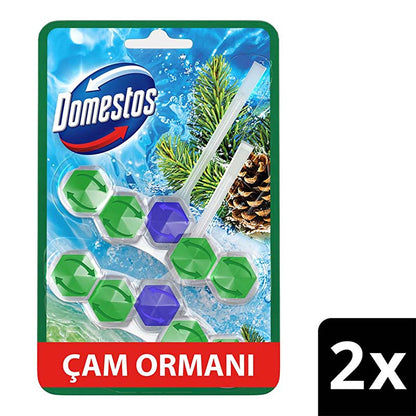 Domestos Toilet Block Pine Forest 100g - Maximum Freshness and Hygiene