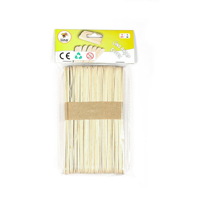 Wooden Craft Sticks 15cm - 50 Pack | Natural Finish