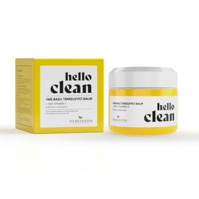 Herbaderm Vitamin C Oil-Based Cleansing Balm - Gentle Makeup Remover for All Skin Types