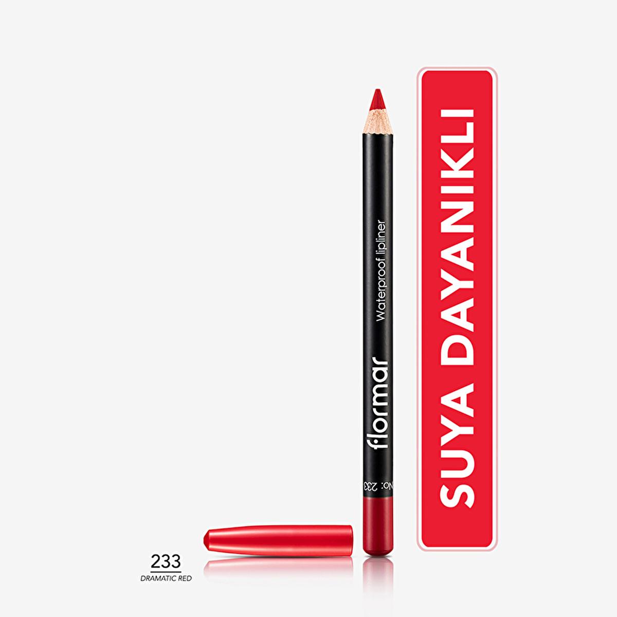 Flormar Matte Lip Liner - Waterproof, Highly Pigmented, Long-Lasting