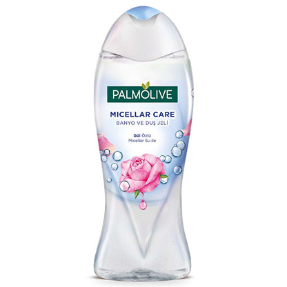 Palmolive Micellar Care Rose Extract Bath & Shower Gel - Gentle & Hydrating Skin Cleanser - 16.91 fl oz - Natural Ingredients, Dermatologically Tested