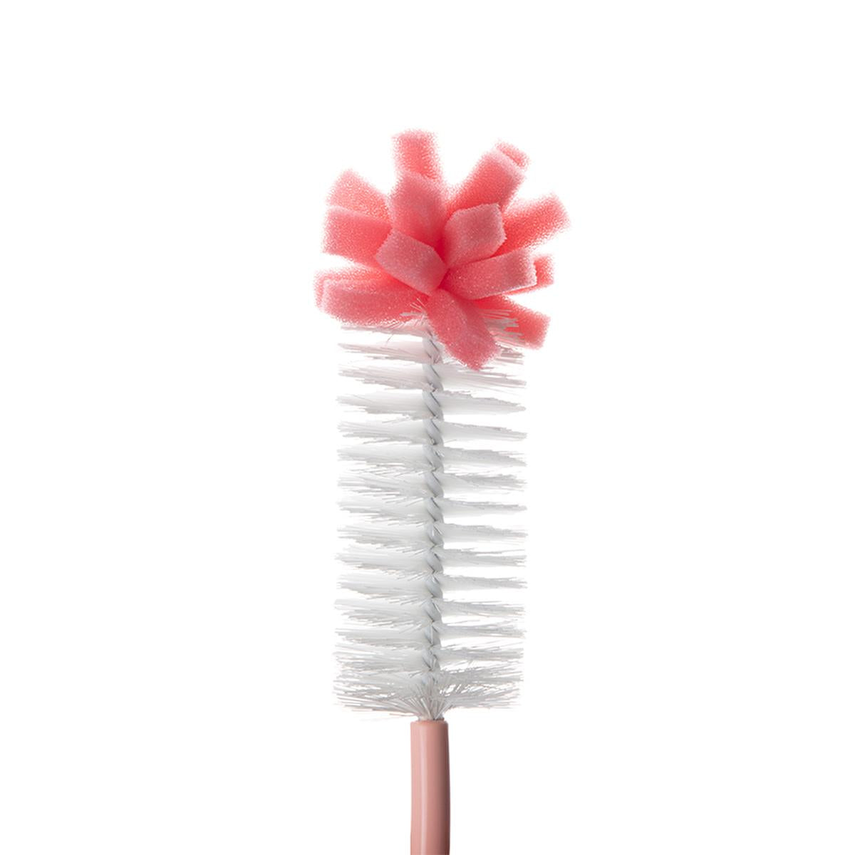 Babyjem Baby Bottle Brush - Spongy Tip, 360° Rotatable, 12.2 inches Long - Ideal for Newborns to Toddlers