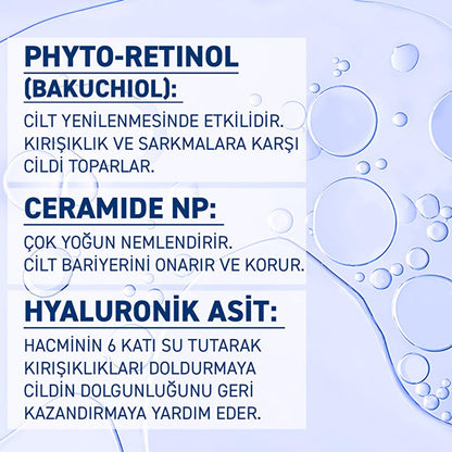 Herbaderm: Bakuchiol Anti-Wrinkle Eye Serum - Firming, Brightening, Hydrating Night Treatment for Fine Lines & Dry Eyes